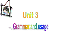 牛津译林版选修11《Unit3 The secret of success Grammar and usage》课件（共19张PPT）