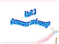 牛津译林版英语选修9《Unit3 Grammar and usage》课件