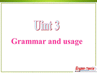 牛津译林版英语选修10《Unit3 Grammar and usage》课件