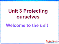 牛津译林版英语选修10《Unit3 Welcome to the unit》课件