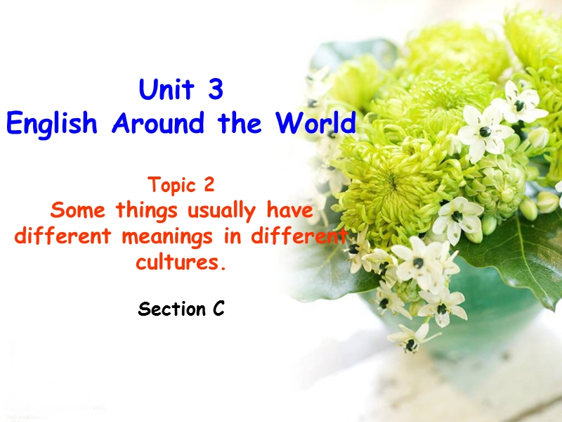 仁爱版九年级英语上册Unit 3 Topic 2 Section C课件_第1页
