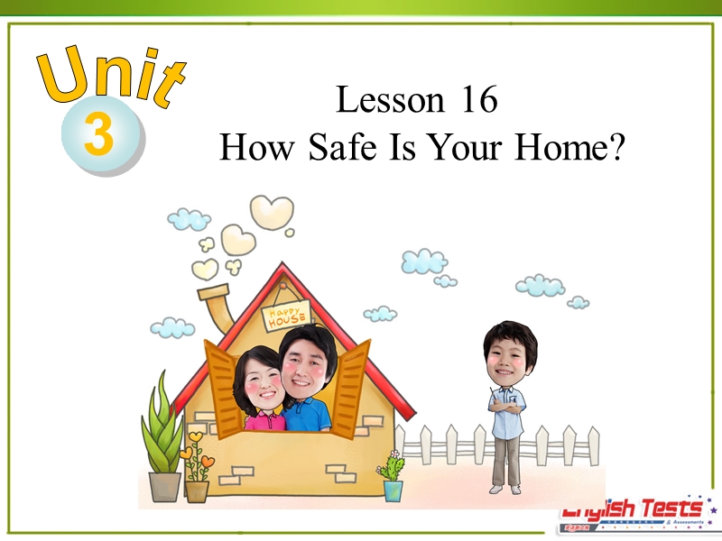 冀教版英语九年级上Lesson 16 How Safe Is Your Home精品课件_第2页