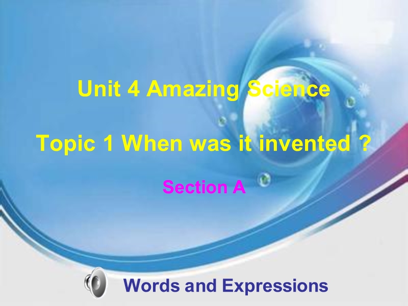 仁爱版九年级英语上册Unit 4 Topic 1 Section A课件_第1页