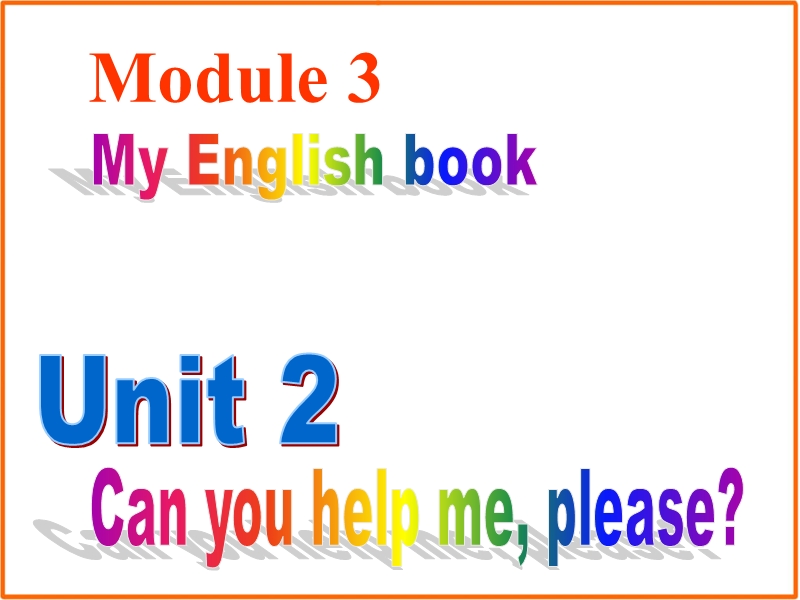外研版英语七年级上Starter-Module3-Unit2课件_第1页