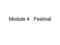 外研版（三起）英语六年级上Module 4 Unit 1 Thanksgiving is my课件