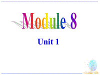 外研新标准初一上Module8 Unit1课件