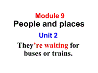 外研版英语七年级上Module9 Unit2课件