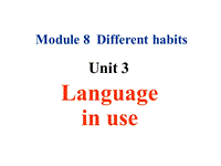 外研版英语七年级上Module8 Unit3课件