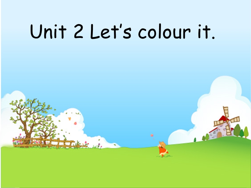 【广州版】三年级下册英语：Module 1 Unit 2《Let’s colour it》课件2_第1页