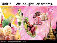 （三起）外研版英语五年级上Module1 Unit2 We bought ice creams课件1