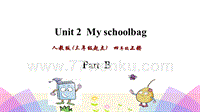 pep人教版四年级英语上册Unit 2 Part B课件