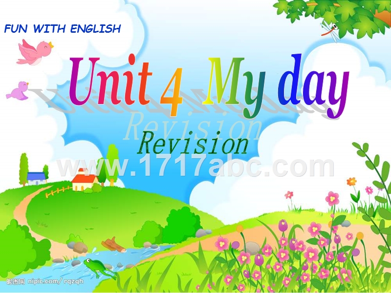 牛津译林版七年级英语上册Unit 4 My day Revision课件(共23张PPT)_第1页