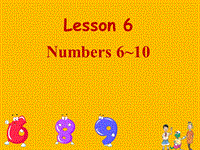 【冀教版】英语三年级上：《Lesson 6 Numbers 6-10》ppt课件（3）