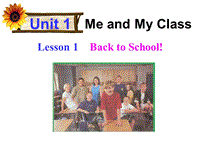 【冀教版】英语八年级上：Unit1《Lesson1 Back to School》课件（1）