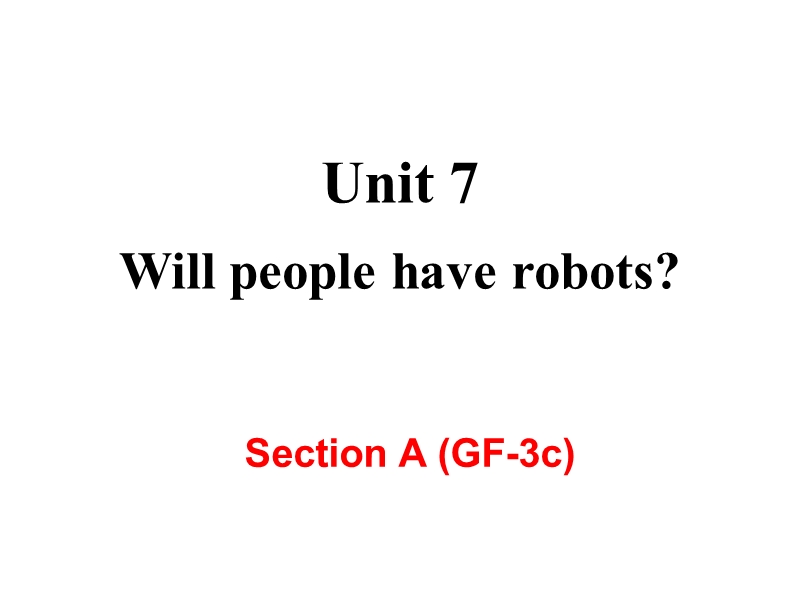【人教版】2018年八年级英语上册：Unit7 Section A (GF-3c) 课件_第2页