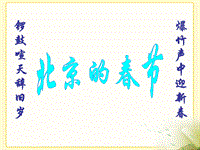 人教版新课标语文六年级下《北京的春节》课件2