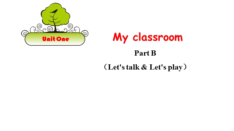 人教pep版四年级上册英语Unit1 Part B Let's talk & Let's play课件_第1页