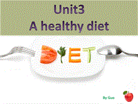 牛津译林版六年级英语下册Unit 3《A healthy diet》课件1