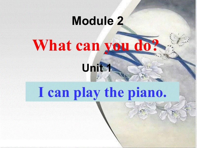 外研版七年级下册Module2 Unit1 I can play the piano课件（共19张PPT）