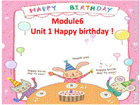 （三起）外研版英语三年级上Module6 Unit1-2课件
