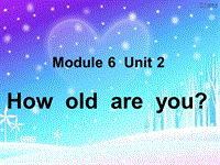 （三起）外研版英语三年级上Module6 Unit2-1课件