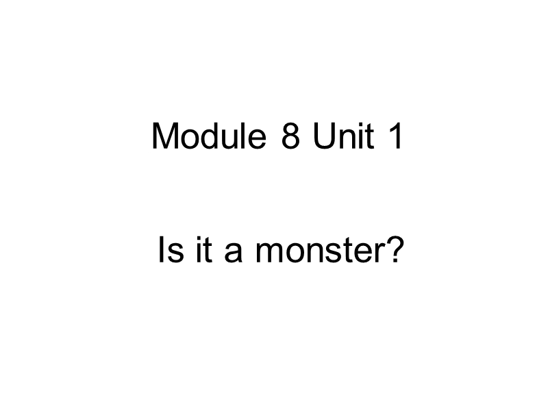 （三起）外研版英语三年级上Module8 Unit1课件1_第1页