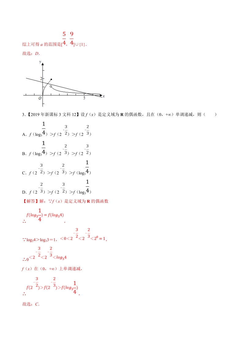 高中数学专题02 函数的概念与基本初等函数（2）含答案_第3页