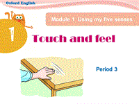 牛津上海版（深圳用）英语四年级下Unit 1《Touch and feel》（Period 3）课件