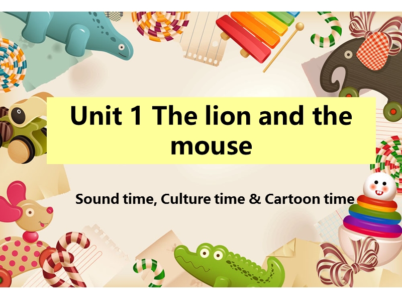 牛津译林版六年级英语下册Unit1-Sound time, Culture time & Cartoon time课件_第1页