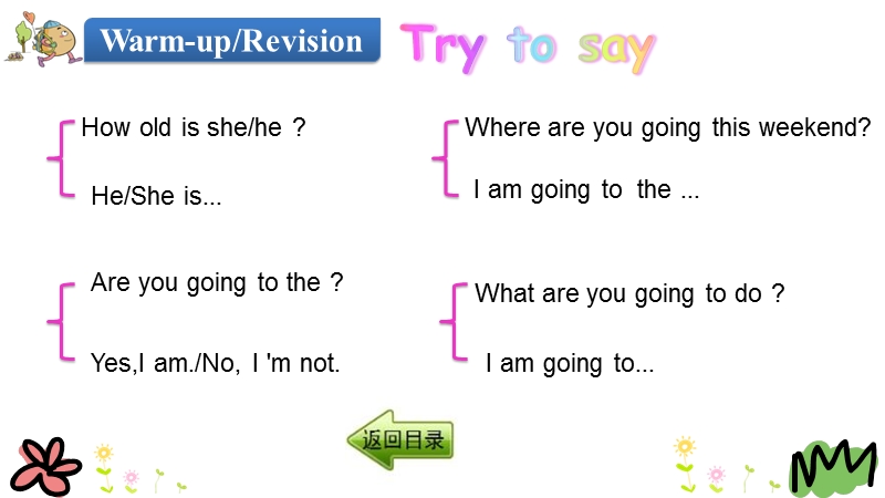 陕旅版(三年级起点)四年级英语下册Revision2（第二课时）课件_第3页