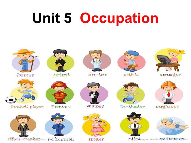 闽教版六年级下册英语Unit5 Occupation课件_第1页