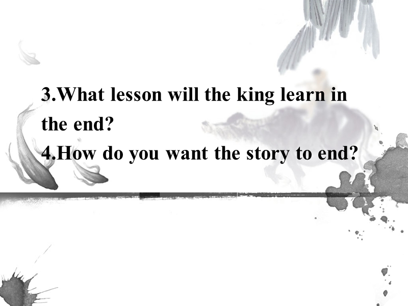 人教新课标英语选修10 Unit2《King Lear》Speaking课件_第3页