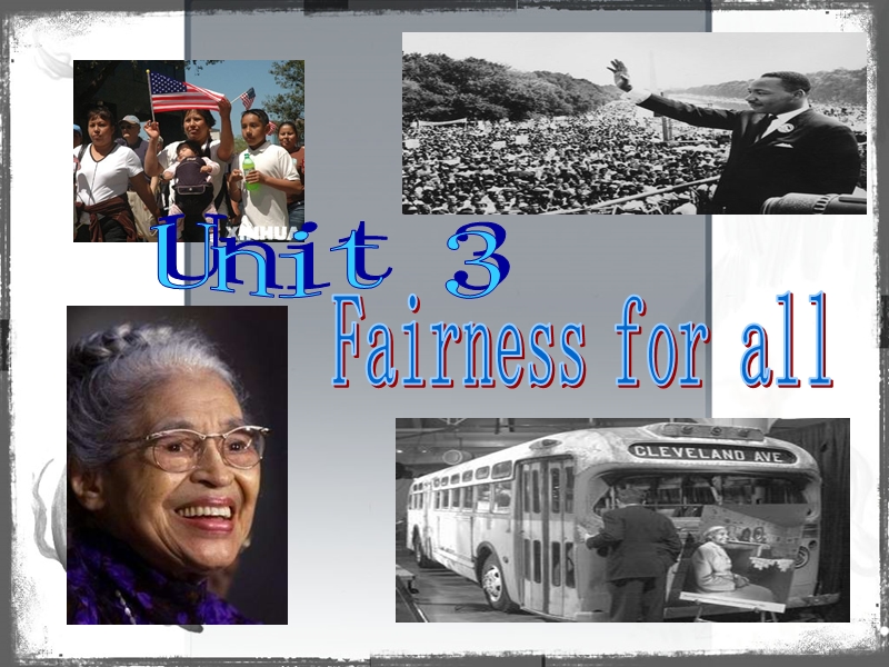人教新课标英语选修10 Unit3《Fairness for all》课件_第1页