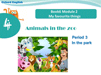 牛津上海版（深圳用）英语三年级下Unit4《Animals in the zoo》（第三课时）课件