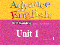 （江苏省）牛津译林版英语必修四：Unit1 Language points课件