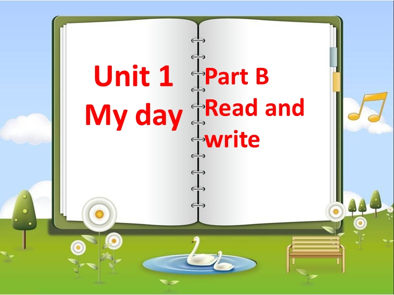 人教版五年级下册英语Unit1 B Read and write(1)课件_第1页