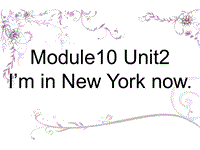 外研版（三起）五年级下英语Module10 Unit2课件