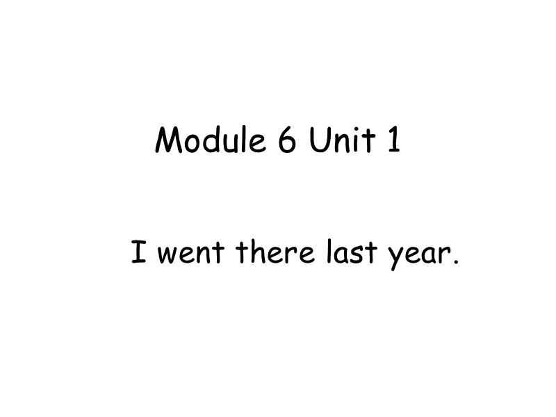 外研版（三起）五年级下英语Module6 Unit1课件_第1页