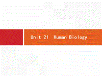 2020版北师大版高考英语一轮课件：选修7 预习案 Unit 21 Human Biology