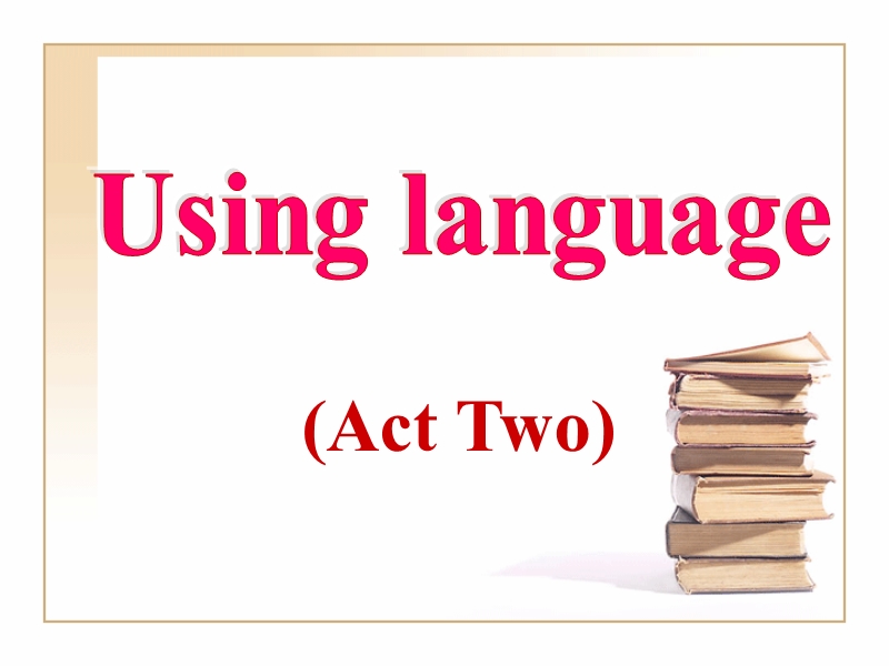 人教新课标英语选修八课件：Unit4 Using language_第2页