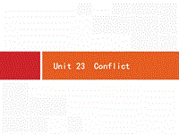2020版北师大版高考英语一轮课件：选修8 Unit 23 Conflict