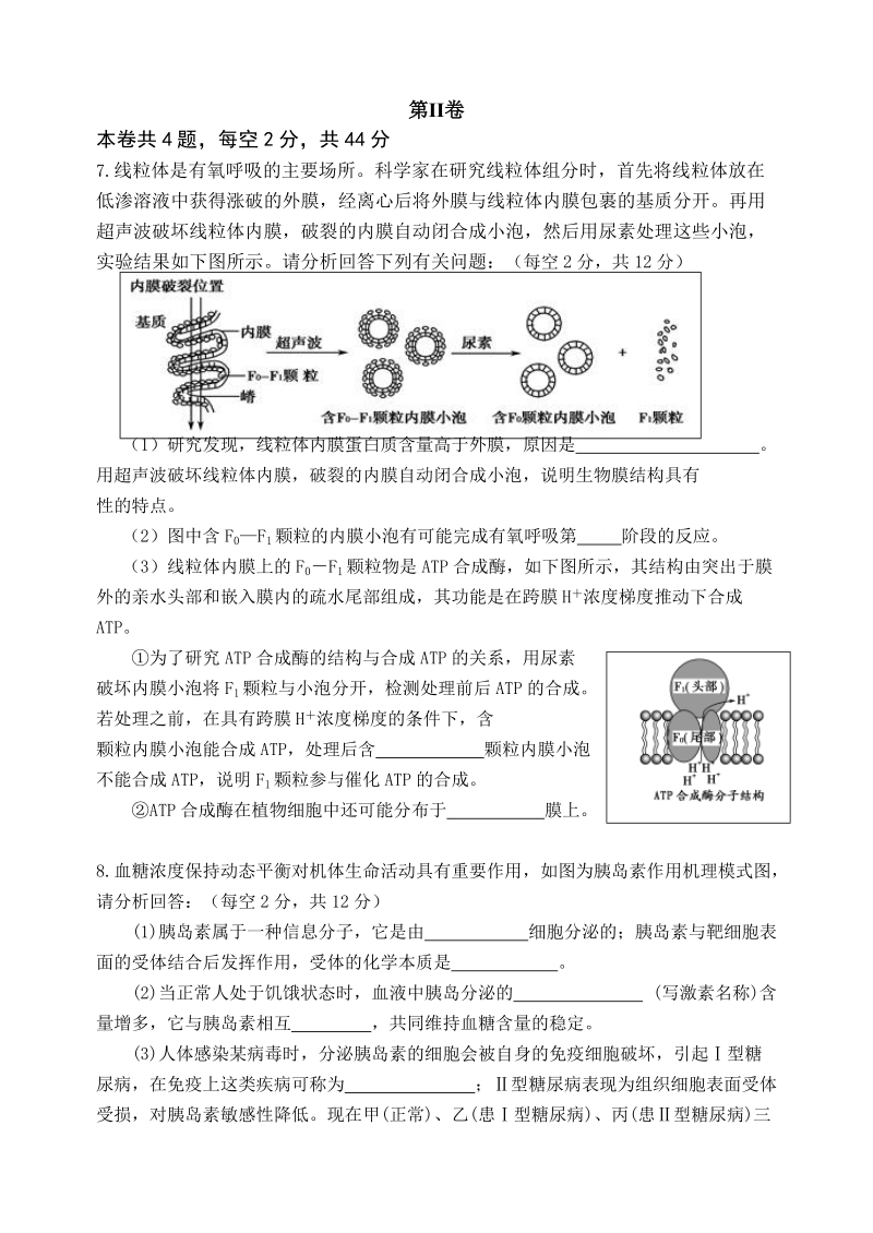 天津市河北区2019届高三二模考试理科综合试题（含答案）_第3页