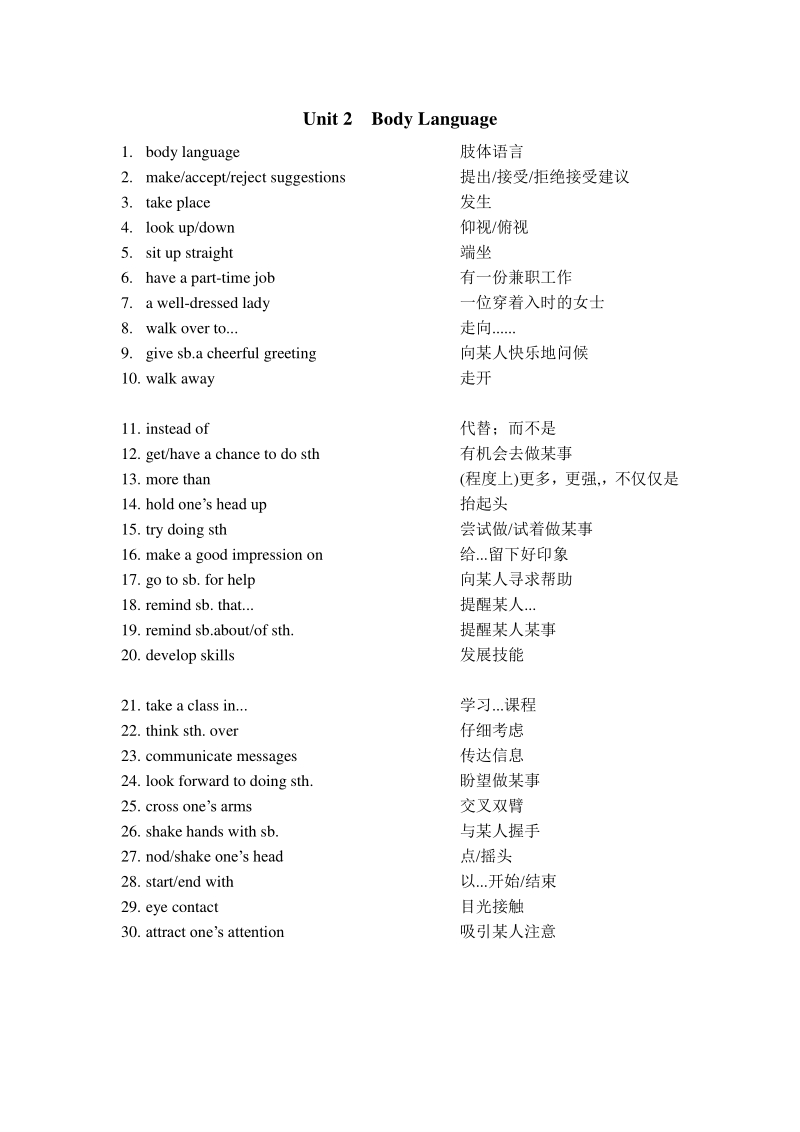 牛津深圳版2020（广州沈阳通用）八年级下英语全册词组表_第2页