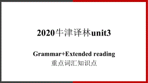 2020牛津译林必修二unit3grammar-extended reading重点词汇知识点