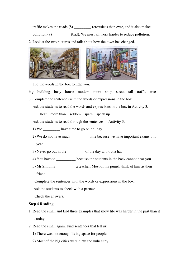 外研版九年级下英语Module3 Unit3 Language in use教案_第2页