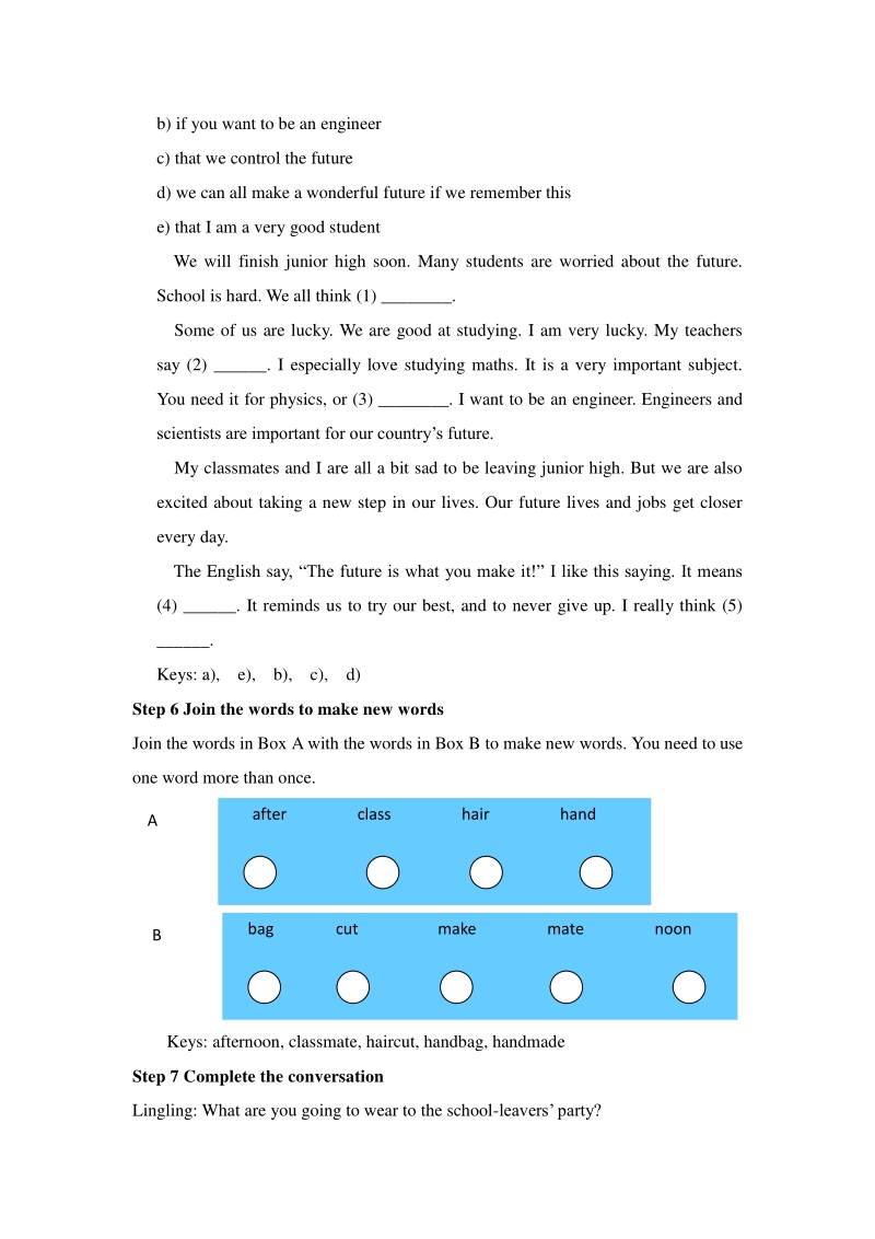 外研版九年级下英语Module8 Unit3 Language in use教案_第3页
