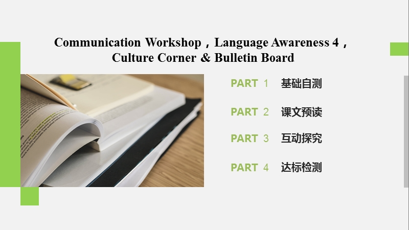 2020年北师大版高中英语选修7课件：Unit19 Communication WorkshopLanguage Awareness 4Culture Corner & Bulletin Board_第2页