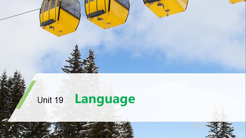 2020年北师大版高中英语选修7课件：Unit19 Warm-up & Lesson 1 Language Learning—Language Points_第1页
