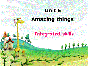 牛津译林版英语7B Unit5 integrated skills课件含听力mp3