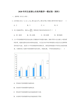 2020届河北省唐山市高考数学一模试卷（理科）含答案解析